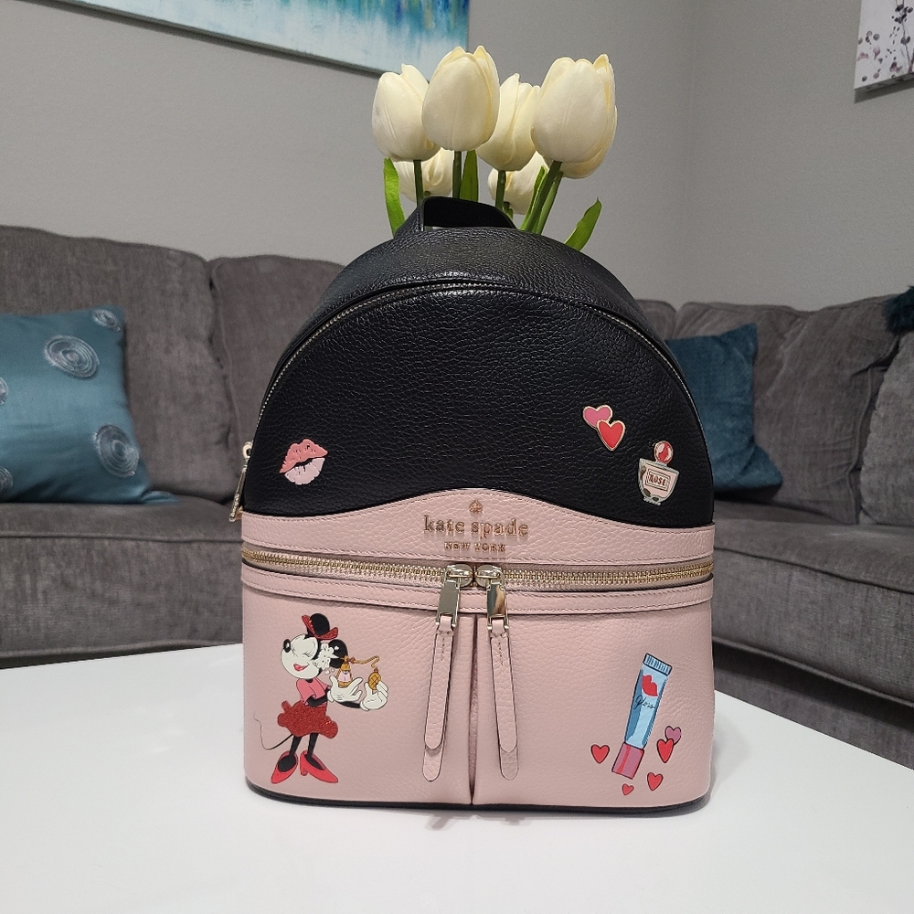 Kate Spade Disney Minnie Mouse Backpack - Like New - Picture 16 of 16